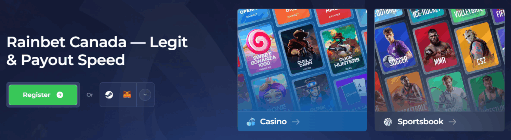 Rainbet Canada — Legit & Payout Speed
